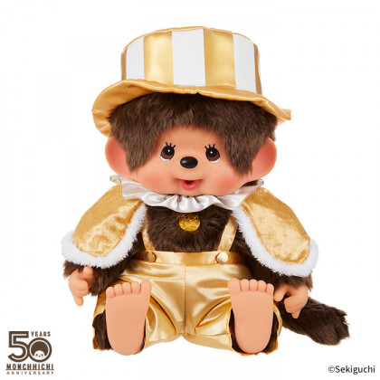 Monchhichi 50周年Party系列男孩坐款 L號